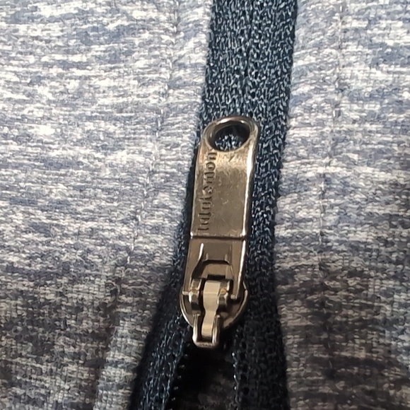 Lululemon Surge Warm 1/2 Zip Pullover Hoodie Size Large In Heathered Gray & Blue - Picture 4 of 10